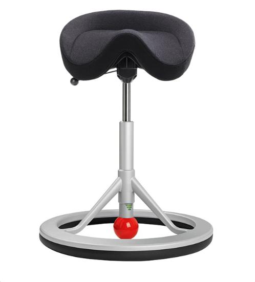 Backapp Silver Gray, Red Ball Wool, Black